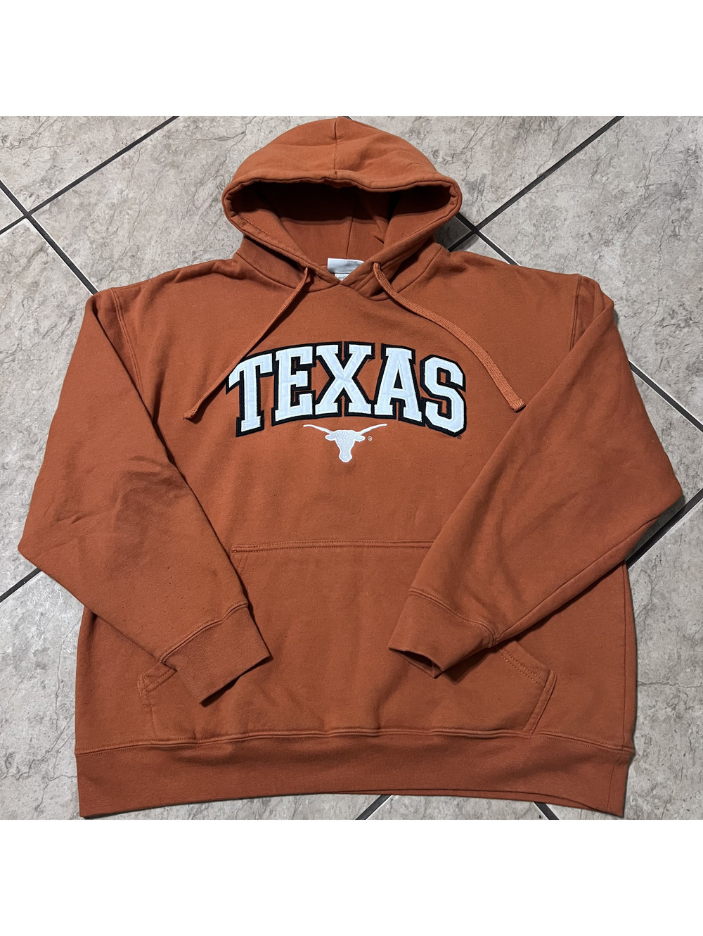 Section 101 Majestic Texas Longhorns Orange College Hoodie Sweater Sports XL